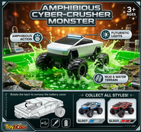 Thumbnail for Remote Control Off-Road Waterproof Monster Cyber Truck With Stunt Vehicle