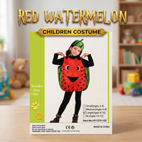 Thumbnail for Kids Red Watermelon Costume