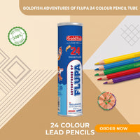 Thumbnail for Goldfish Adventures of FLUPA 24 Colour Pencils Box Pack