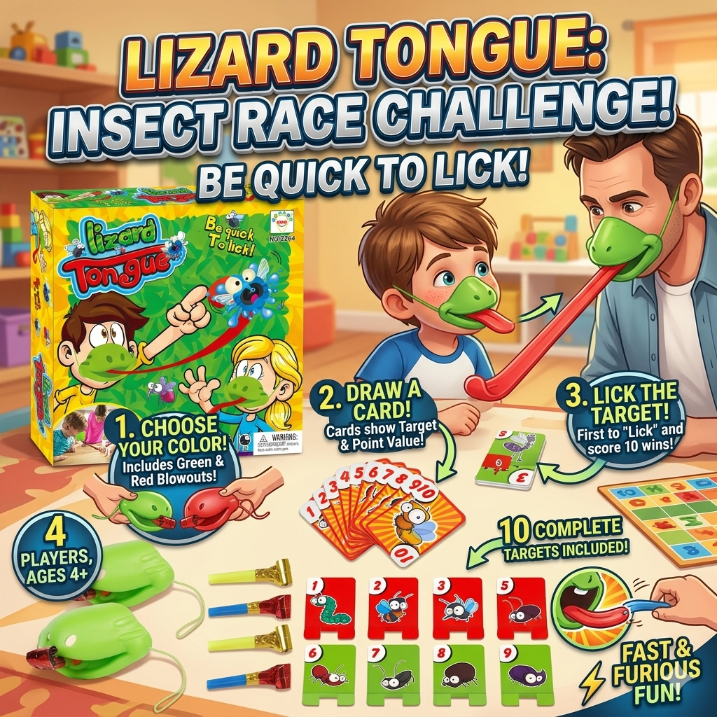 Lizard Box Game Buy Lizard Mask Wagging Tongue Lick Card Game Online In Pakistan ...