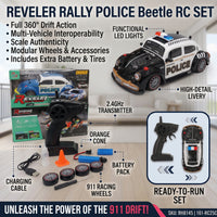 Thumbnail for Remote Control Reveler Police Drift Car