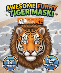 Thumbnail for Realistic Lion Tiger Halloween Face Mask