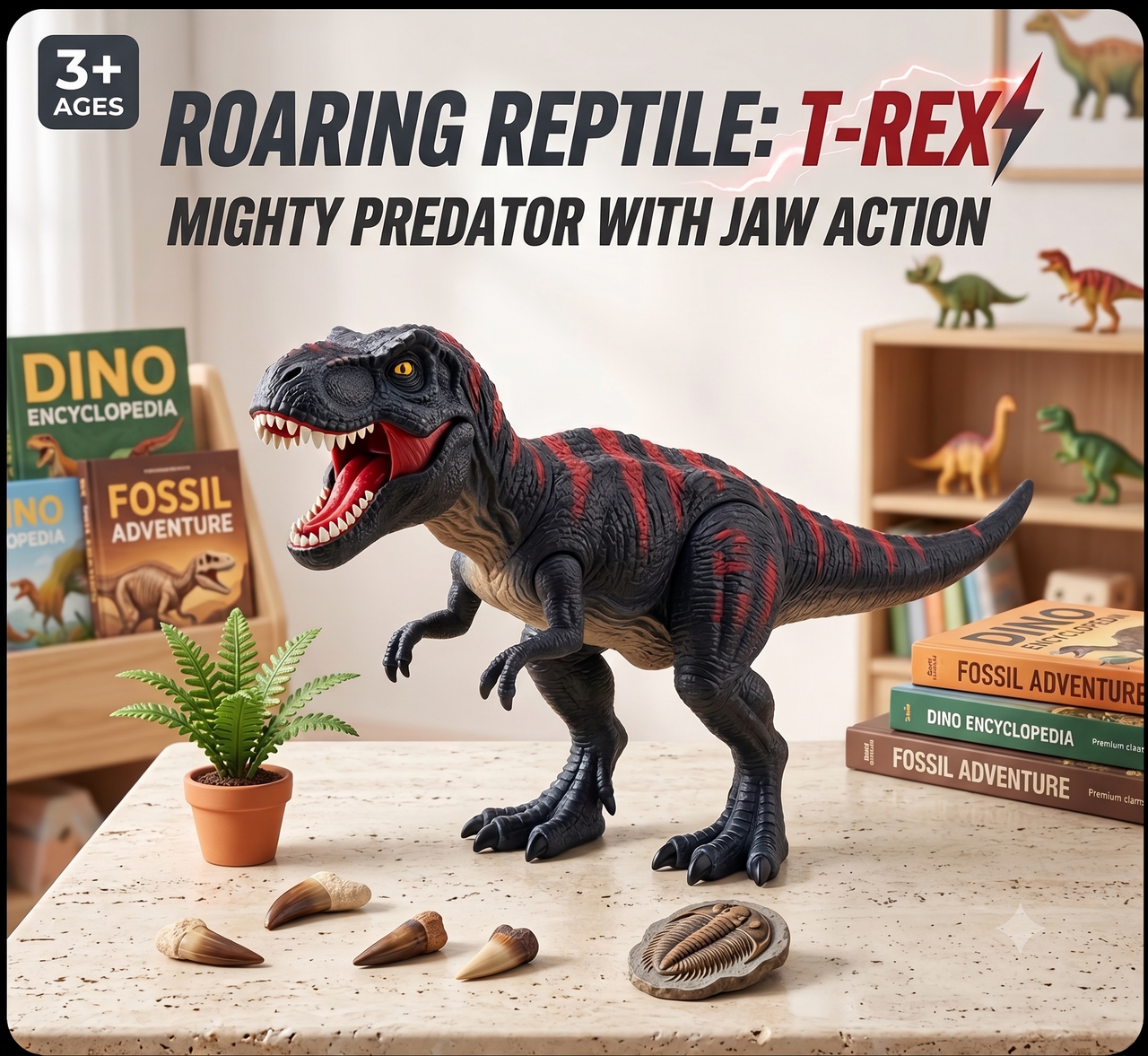 Stuff Dinosaur Ruber Toy Figure 1 Pcs