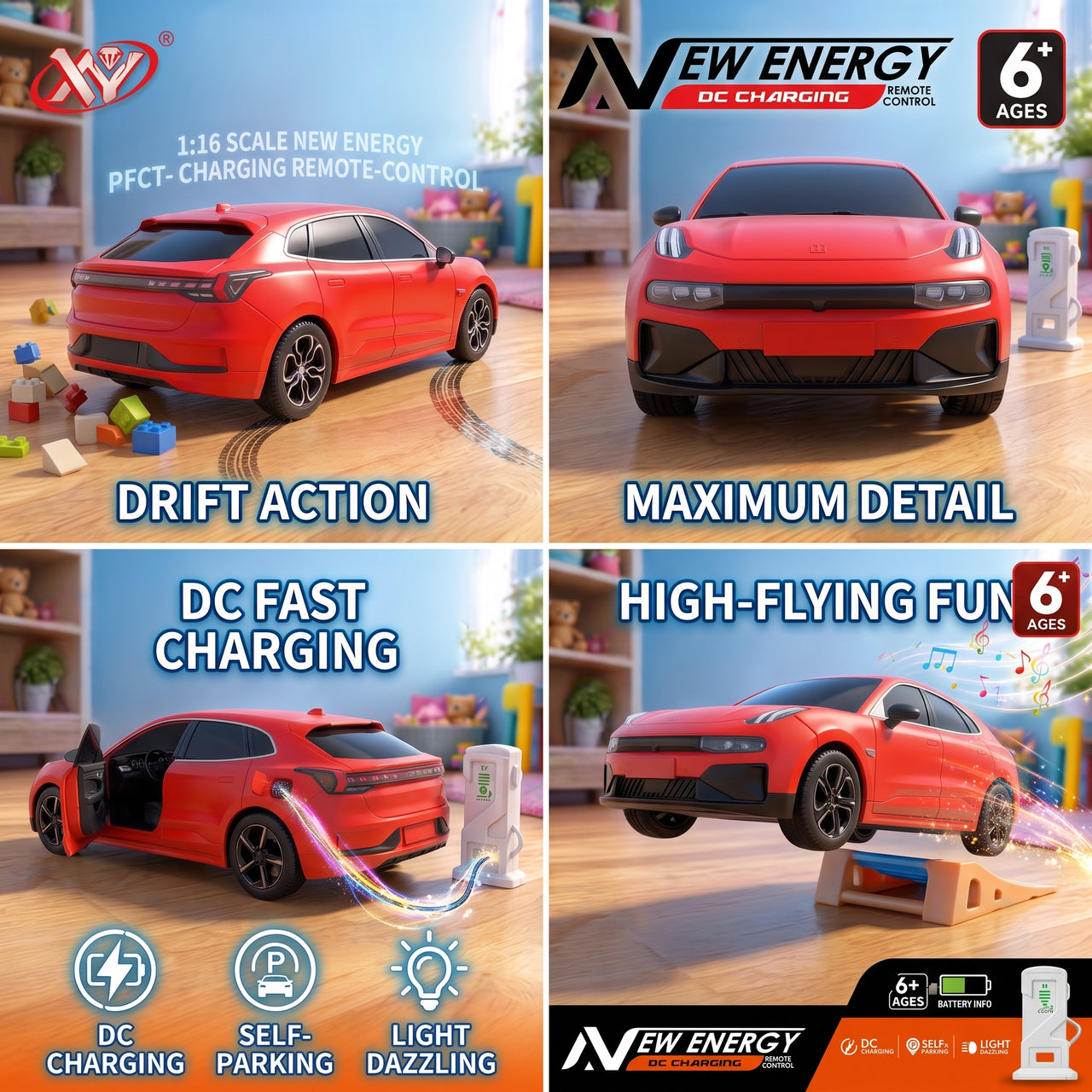 Remote Control DC Energy Charging Car