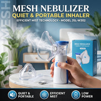 Thumbnail for Baby Portable Mesh Nebulizer White & Blue
