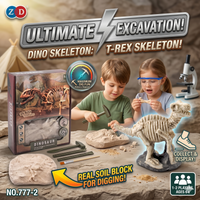 Thumbnail for Dinosaur Skeleton Soil Excavation Model Kit (Large Size)