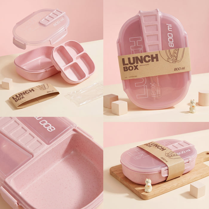 Portable Food Container Lunch Box 800ml