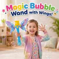 Thumbnail for Butterfly Bubble Wand with Purple Wings