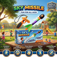 Flying Sky Missiles With Light And Whistling Sound