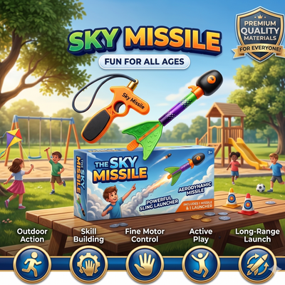 Flying Sky Missiles With Light And Whistling Sound