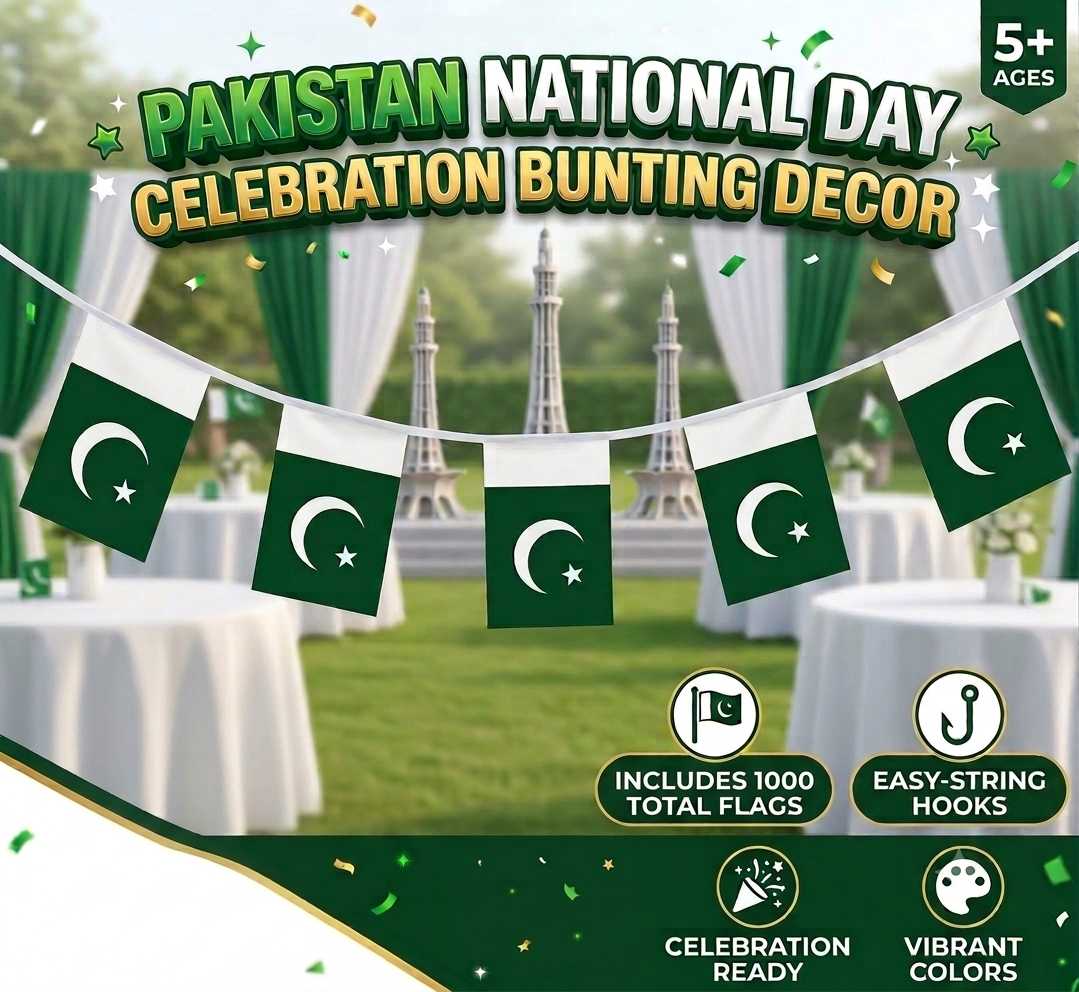 Pakistan Happy Independence Day Celebration Deal Pack Of 10