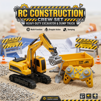 Thumbnail for Remote Control Excavator Construction Set