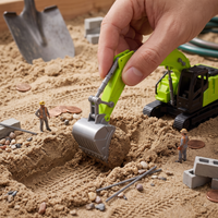 Thumbnail for Die-Cast Construction Excavator Truck Model Toy