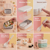 Thumbnail for Portable Plain Food Container Lunch Box