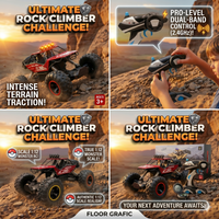 Thumbnail for 1:12 Scale Rock Climber Monster Remote Control Buggy