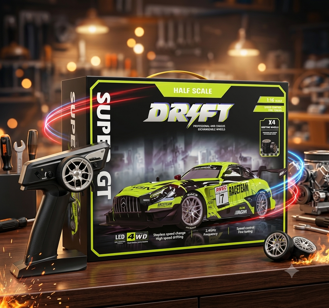 1:16 Scale Remote Control Super Drift And Racing Car (2.4GHz)