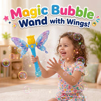 Thumbnail for Butterfly Bubble Wand with Purple Wings