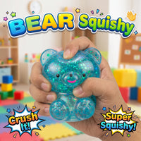 Thumbnail for Glitter Teddy Bear Squishy Toy
