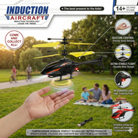 Thumbnail for Infrared Induction RC Helicopter – Smart Sensor Hand-Controlled Flying Aircraft Toy