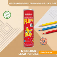Thumbnail for Goldfish Adventures of FLUPA 12 Colour Lead Pencils With Box