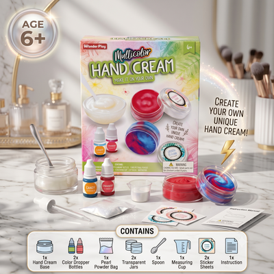 WonderPlay Multicolor Hand Cream – Make It On Your Own Kit