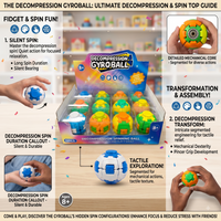 Thumbnail for Top Spin Gyroball Spinning Ball Toys (1 Pcs)