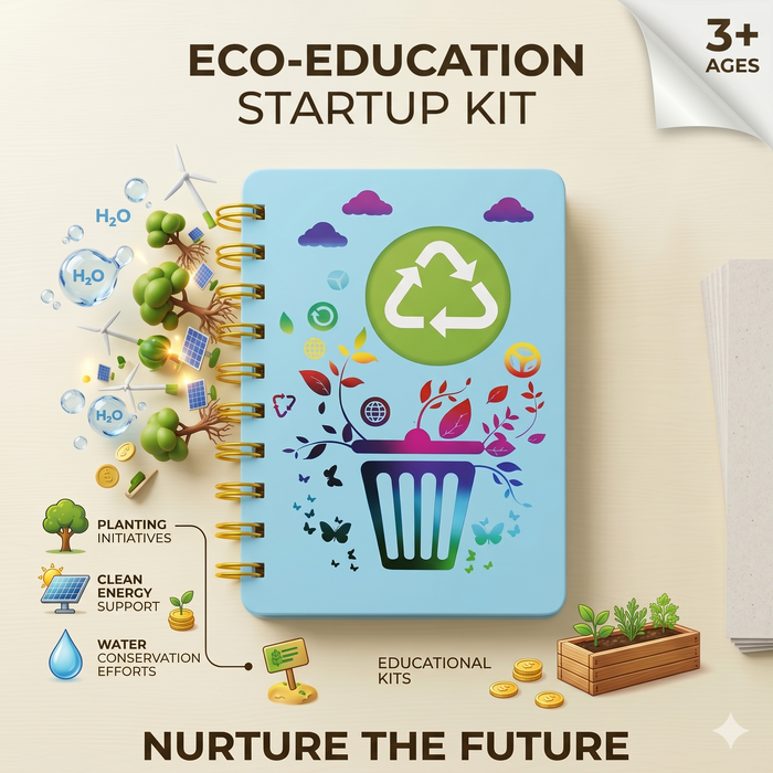 Eco Theme Spiral Notebook