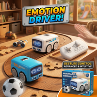Thumbnail for Remote Control Follow Ball Mini Magic Bus With Face LED Light