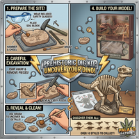 Thumbnail for Dinosaur Skeleton Soil Excavation Model Kit (Large Size)