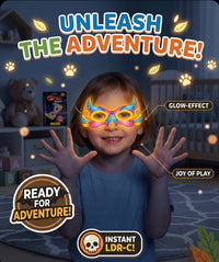 Thumbnail for Glow in the Dark Mask Halloween Costume Accessory