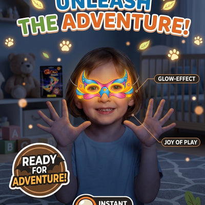 Glow in the Dark Mask Halloween Costume Accessory