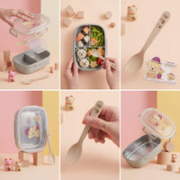 Thumbnail for Naughty Bear Stainless Steel Food Container Lunch Box