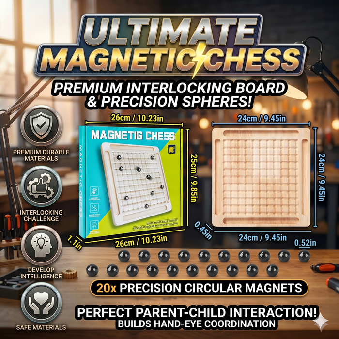Magnetic Wooden Chess Game