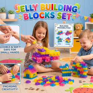 40 Piece Jelly Building Blocks Set