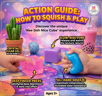 Thumbnail for Super Solid Squish Stress Nee Doh Nice Cube (1 Pcs)