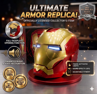 Thumbnail for Wearable Marvel Iron Man Helmet with LED Eyes Light