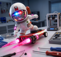 Thumbnail for Remote Control Explore Space Astronaut Skateboard