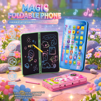 Thumbnail for 32-Key Magic Foldable Phone With LCD Drawing Board