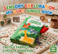 Thumbnail for Animal And Sea Quiet Soft Fabric Activity Bath Book