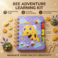 Happy Bee Spiral Notebook