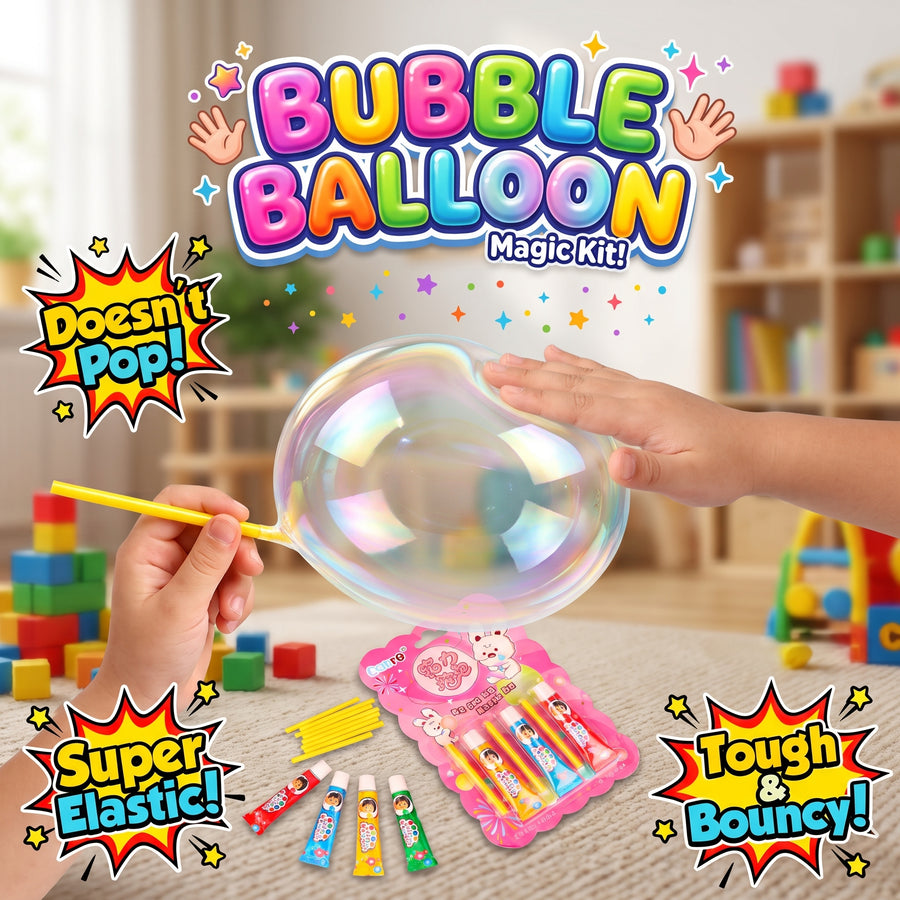Bubble Glue Blowing Bubble Ball - 3 Pcs