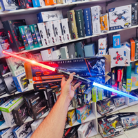 Thumbnail for Retractable Space Weapon Lightsaber 2-in-1 Mode with Cool Lighting Effect