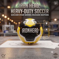 Thumbnail for Ironhead Football Soccer Black And Yellow High-Gloss