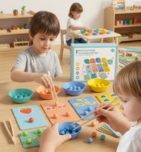 Thumbnail for Kids Math Learning Fruit Clip Bead Calculation Toy