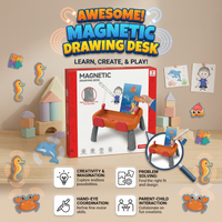 Thumbnail for Magnetic Learning Activity Drawing Table for Kids