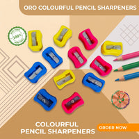ORO Single Hole Pencil Sharpener (12 Pieces)