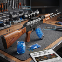 Thumbnail for AK47 Rifle Electric Water Bomb Gun With 16x Scope