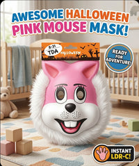 Thumbnail for Kids Pink Bunny Halloween Mask