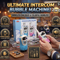 2-in-1 Wireless Intercom Bubble Machine