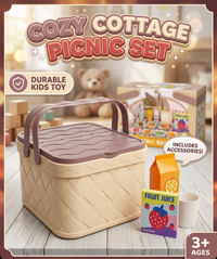 Thumbnail for Kids Dessert And Fruit Juice Picnic Playset